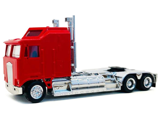 Kenworth K100 with 5-Bar Grill and XXL Chassis Red 1/87 (HO) Plastic Model by Promotex-0