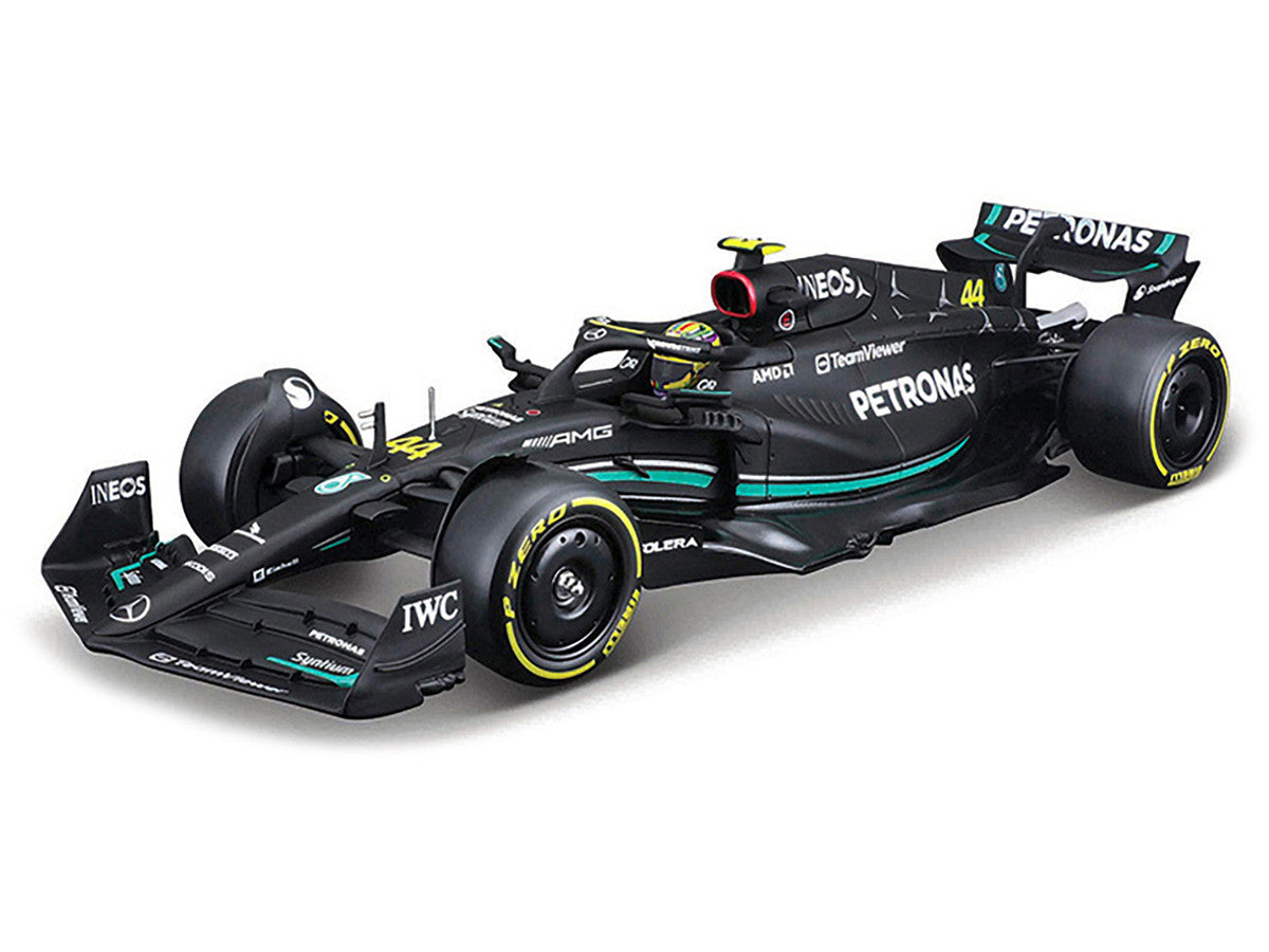 Mercedes-AMG F1 W14 E Performance #44 Lewis Hamilton "Petronas" Formula One F1 "World Championship" (2023) 1/24 Diecast Model Car by Bburago-1