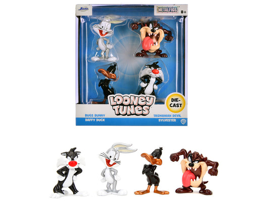 Set of 4 Diecast Figures "Looney Tunes" "Metalfigs" Series Diecast Models by Jada-4