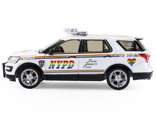 2016 Ford Police Interceptor Utility NYPD Pride Livery 1 64th Diecast Greenlight