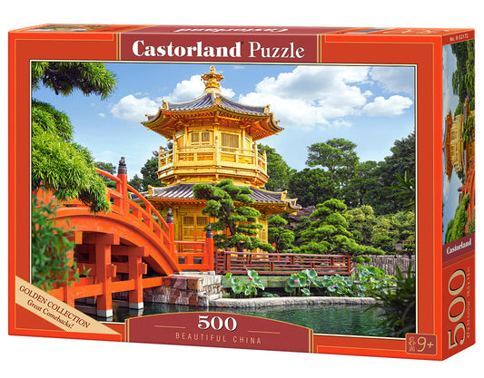 500 Piece Jigsaw Puzzle, Beautiful China, Nan Lian Garden in Hong Kong, Adult Puzzle
