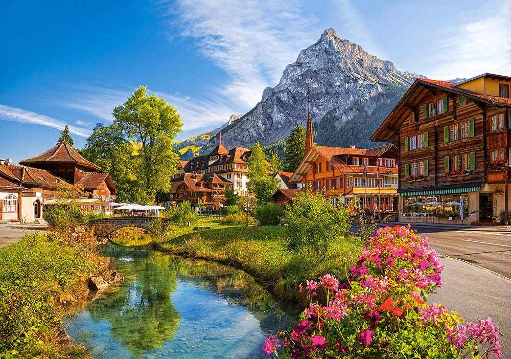 Castorland 500 Piece Jigsaw Puzzle Kandersteg Switzerland