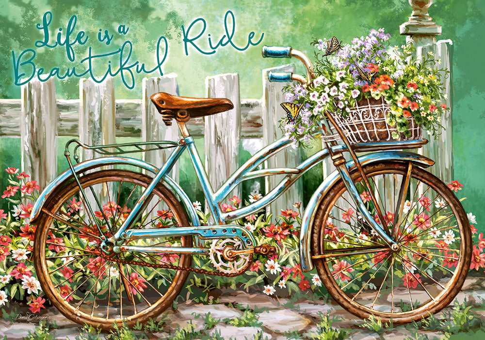 Castorland 500 Piece Jigsaw Puzzle Beautiful Ride Bicycle