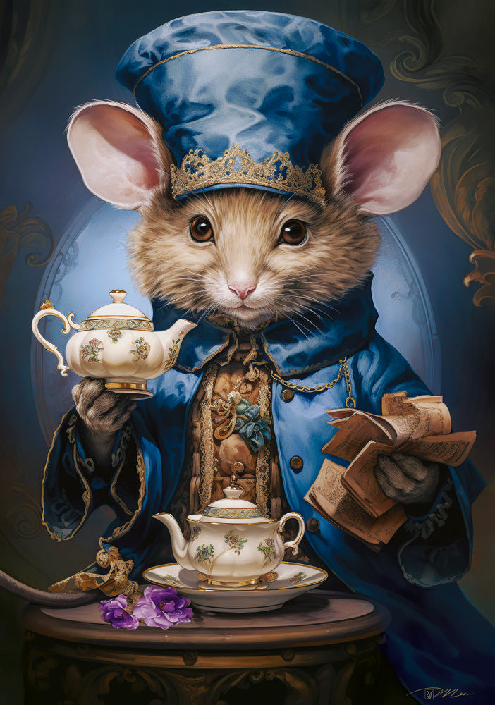 Castorland Tea Time 500 Piece Jigsaw Puzzle Mouse Teapot
