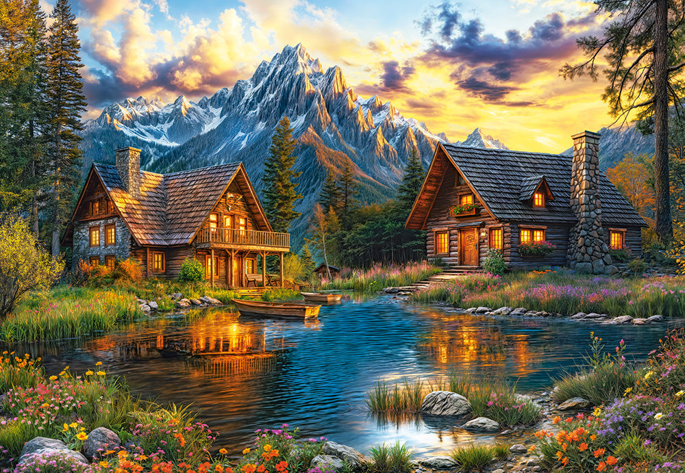 Castorland 1000 Piece Jigsaw Puzzle Summer Evening Sunset