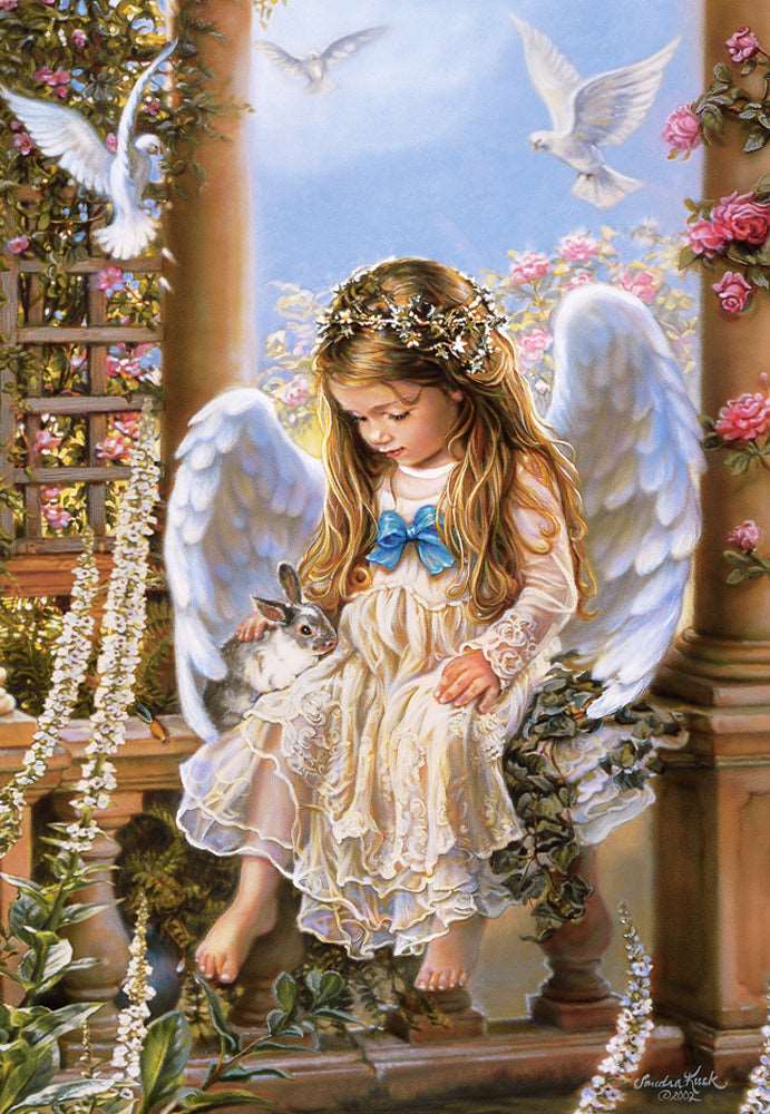 1500 Piece Jigsaw Puzzle, Tender Love, Sandra Kuck, Angel, Adult Puzzles