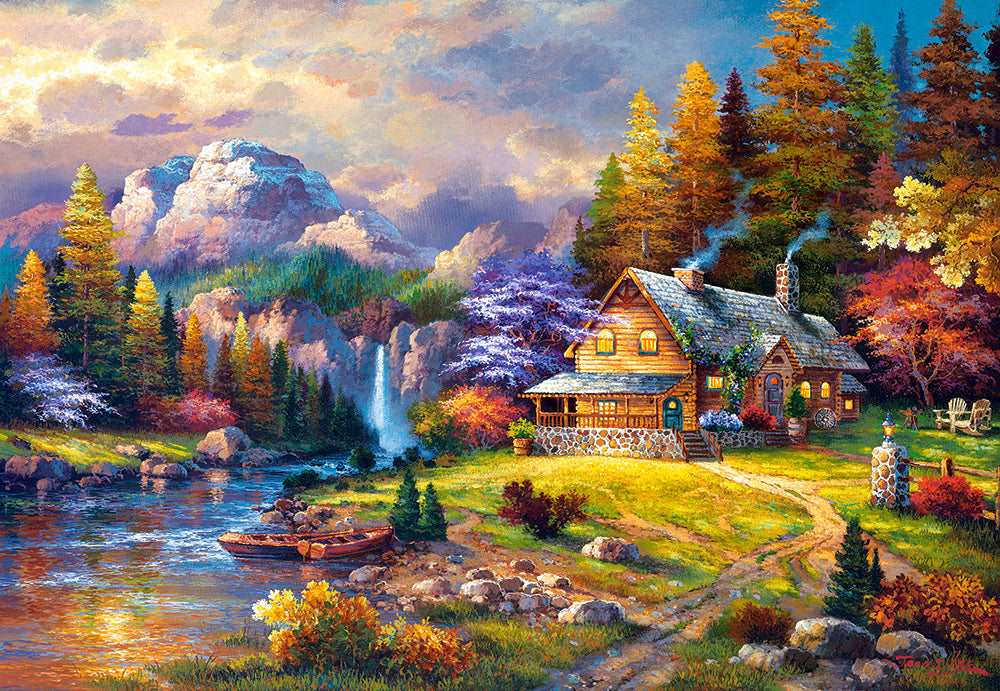 Castorland 1500 Piece Jigsaw Puzzle Mountain Hideaway