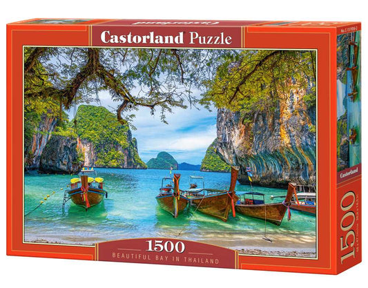 1500 Piece Jigsaw Puzzle Beautiful Bay Thailand Castorland