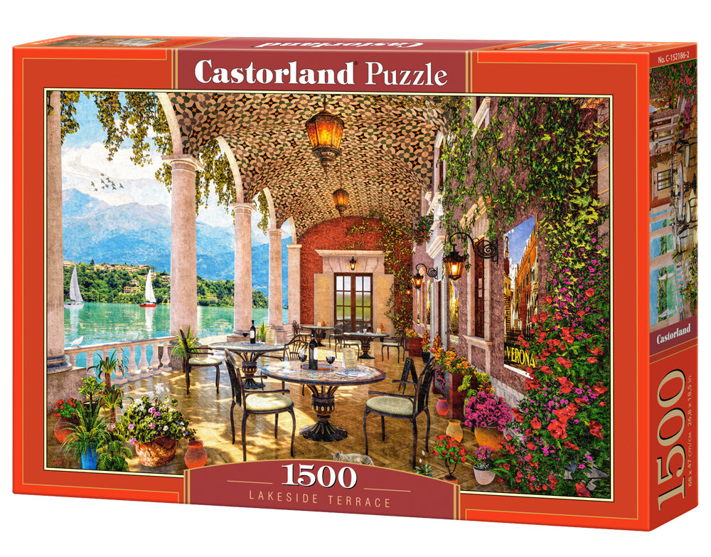 Castorland 1500 Piece Jigsaw Puzzle Lakeside Terrace Italy