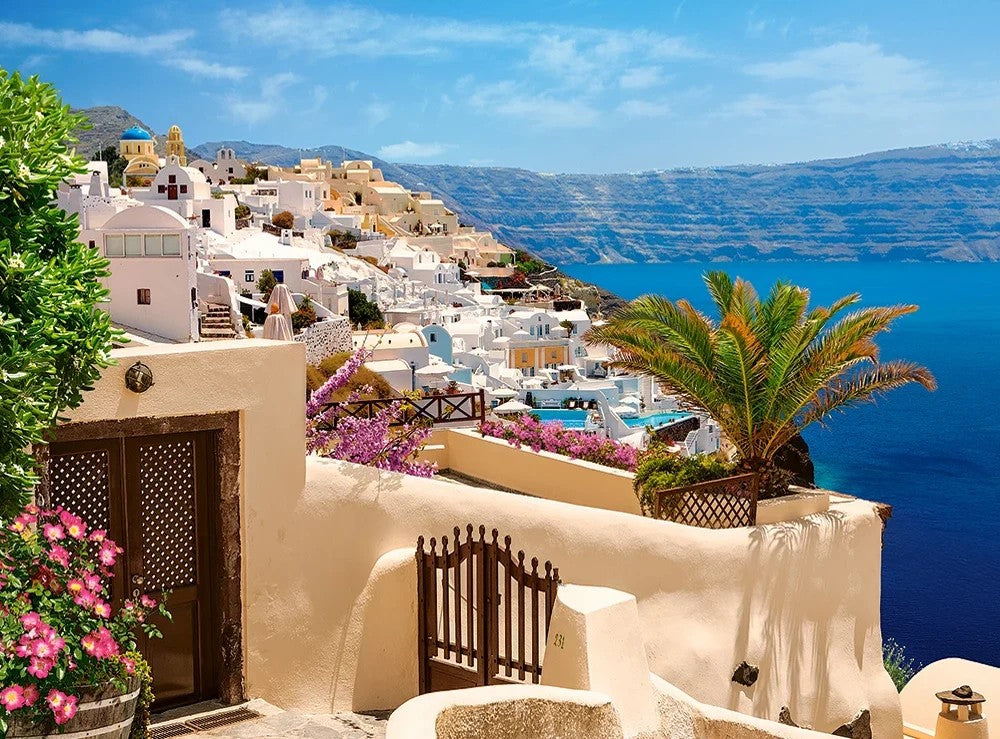 Castorland 2000 Piece Santorini Jigsaw Puzzle Greece Aegean