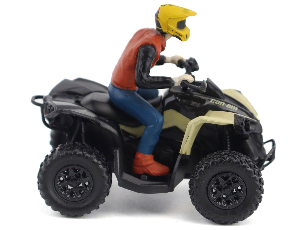 Can-Am Renegade X XC 1000R ATV Desert Tan with Driver Figure 1/32 Diecast Model by BRP Models-2