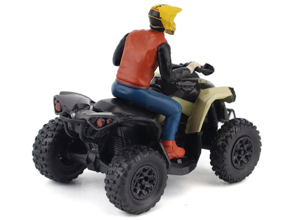 Can-Am Renegade X XC 1000R ATV Desert Tan with Driver Figure 1/32 Diecast Model by BRP Models-3