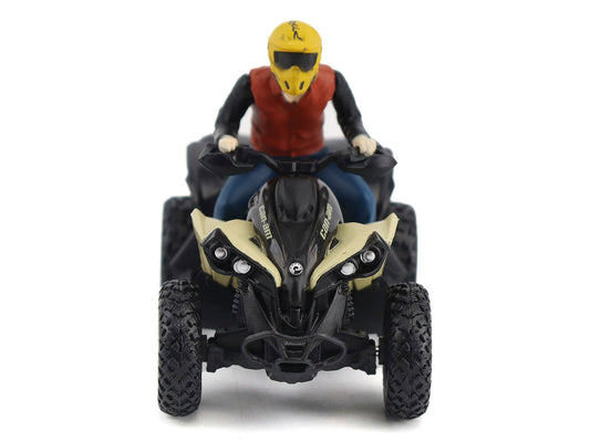 Can-Am Renegade X XC 1000R ATV Desert Tan with Driver Figure 1/32 Diecast Model by BRP Models-1