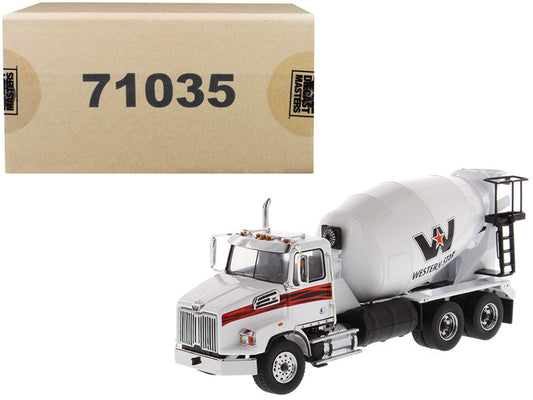 Western Star 4700 SB White Concrete Mixer Truck 1to50