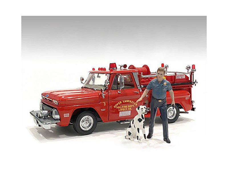 Firefighters 6 Piece Figure Set For 1 To 24 Scale Models By American Diorama Hand Painted Resin Figures