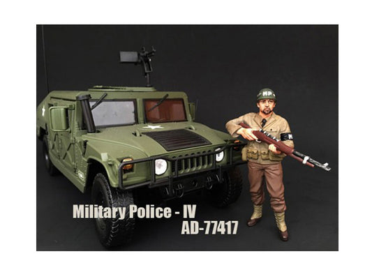 WWII Military Police Figure IV For 1:18 Scale Models by American Diorama-0