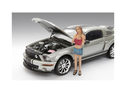 Female Monica Figure For 1:18 Diecast Model Cars by American Diorama-0