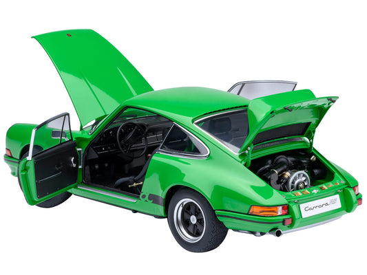 Porsche 911 Carrera 2.7 RS Viper Green with Black Stripes and Wheels 1/18 Model Car by Autoart-0