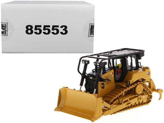 CAT Caterpillar D6 Track Type Tractor Dozer with SU Blade and Operator "High Line" Series 1/50 Diecast Model by Diecast Masters-0