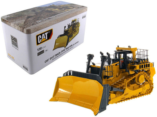 Cat Caterpillar D11T Track Type Tractor Dozer "JEL" Design with Operator "High Line" Series 1/50 Diecast Model by Diecast Masters-0