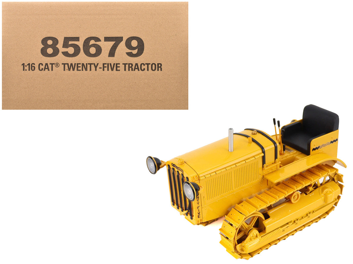 CAT Caterpillar Twenty Five Tractor Yellow "Vintage" Series 1/16 Diecast Model by Diecast Masters-4