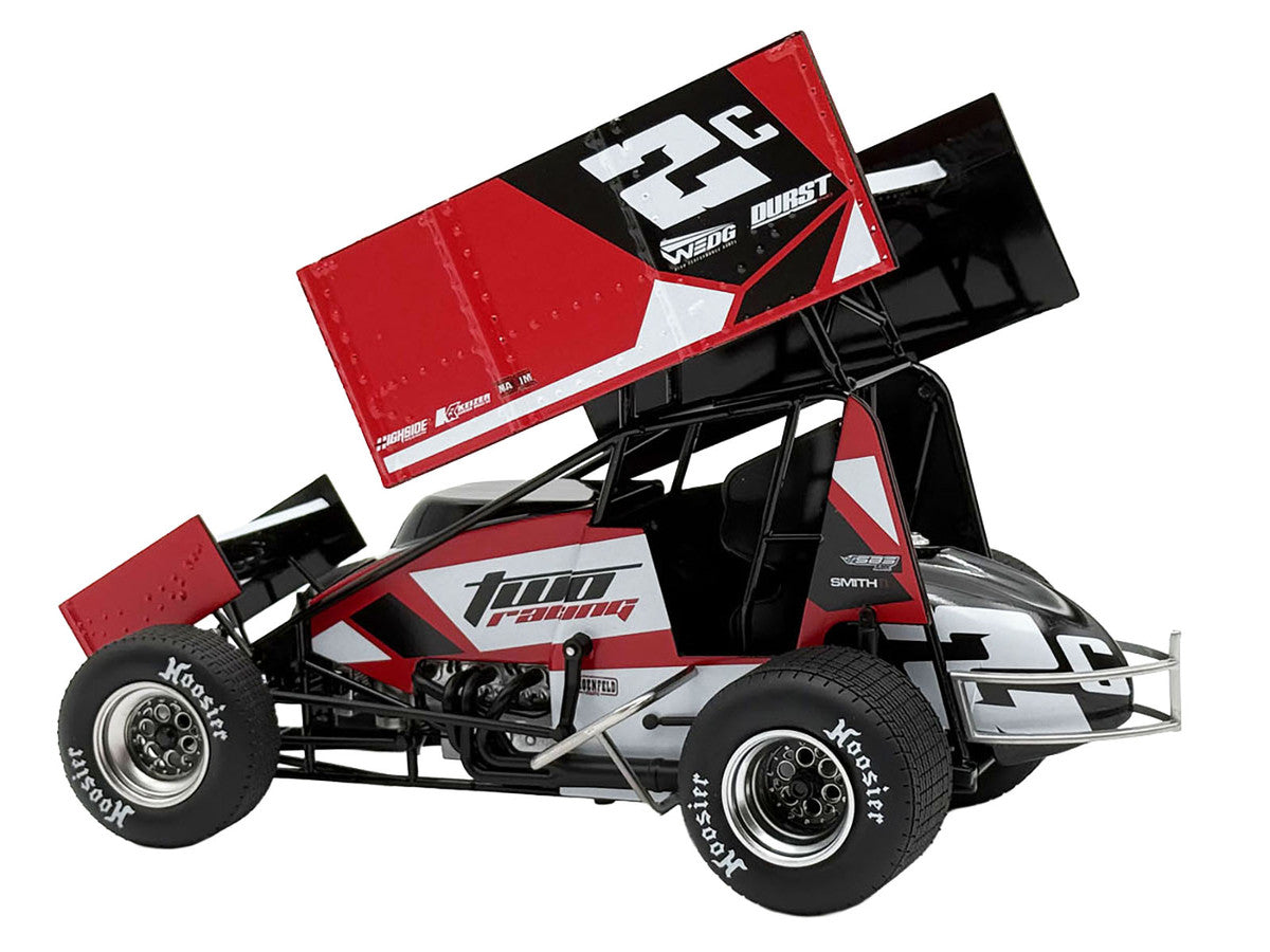 Winged Sprint Car #2C Cole Macedo "Two C Racing" (2025) 1/18 Diecast Model Car by ACME-2