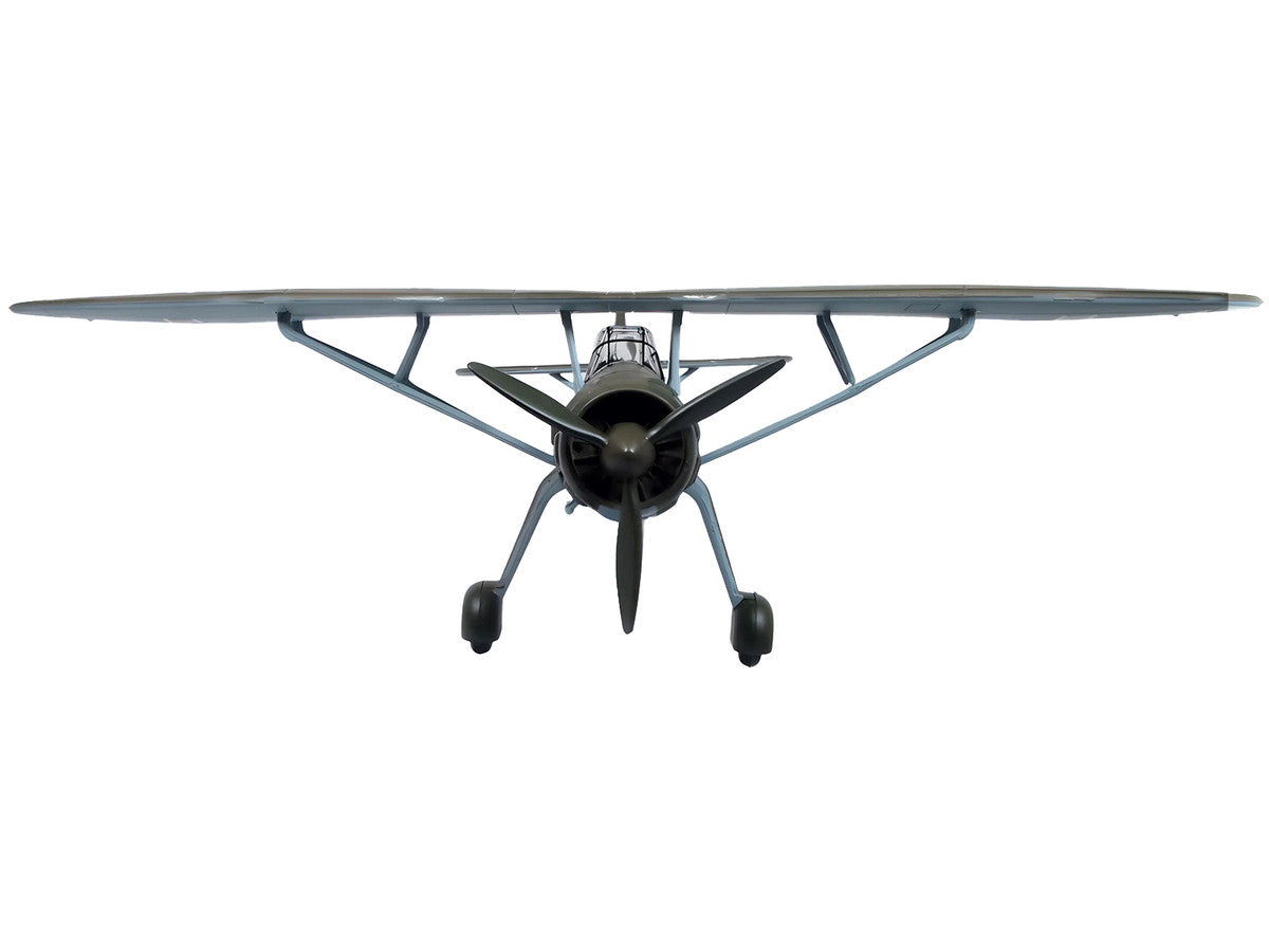 Henschel Hs 126 A-1 Reconnaissance Aircraft "Hannes Gaub Gerd Scroder 1.(H)/14 Invasion of Poland" (1939) German Luftwaffe "Oxford Aviation" Series 1/72 Diecast Model Airplane by Oxford Diecast-3