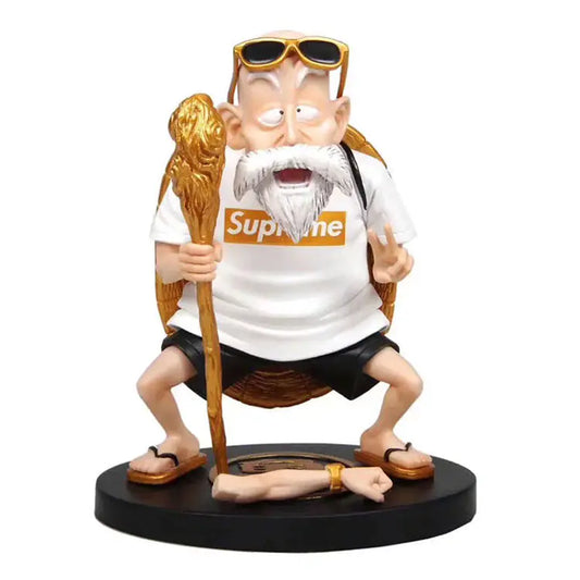 Dragon Ball Master Roshi Figure Statue 17cm Handcrafted PVC and ABS Boxed Collectible Model
