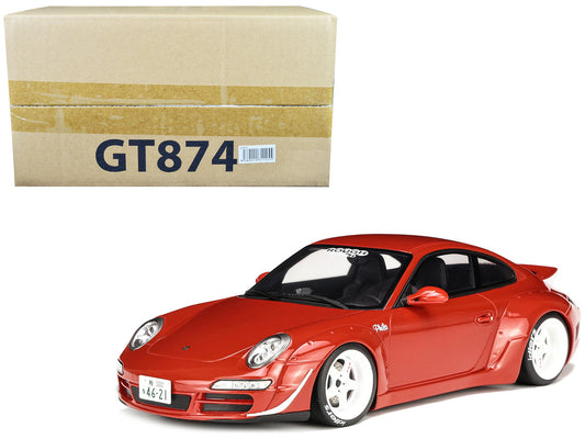 2021 Porsche 911 RWB "AKA Phila" Red 1/18 Model Car by GT Spirit-0