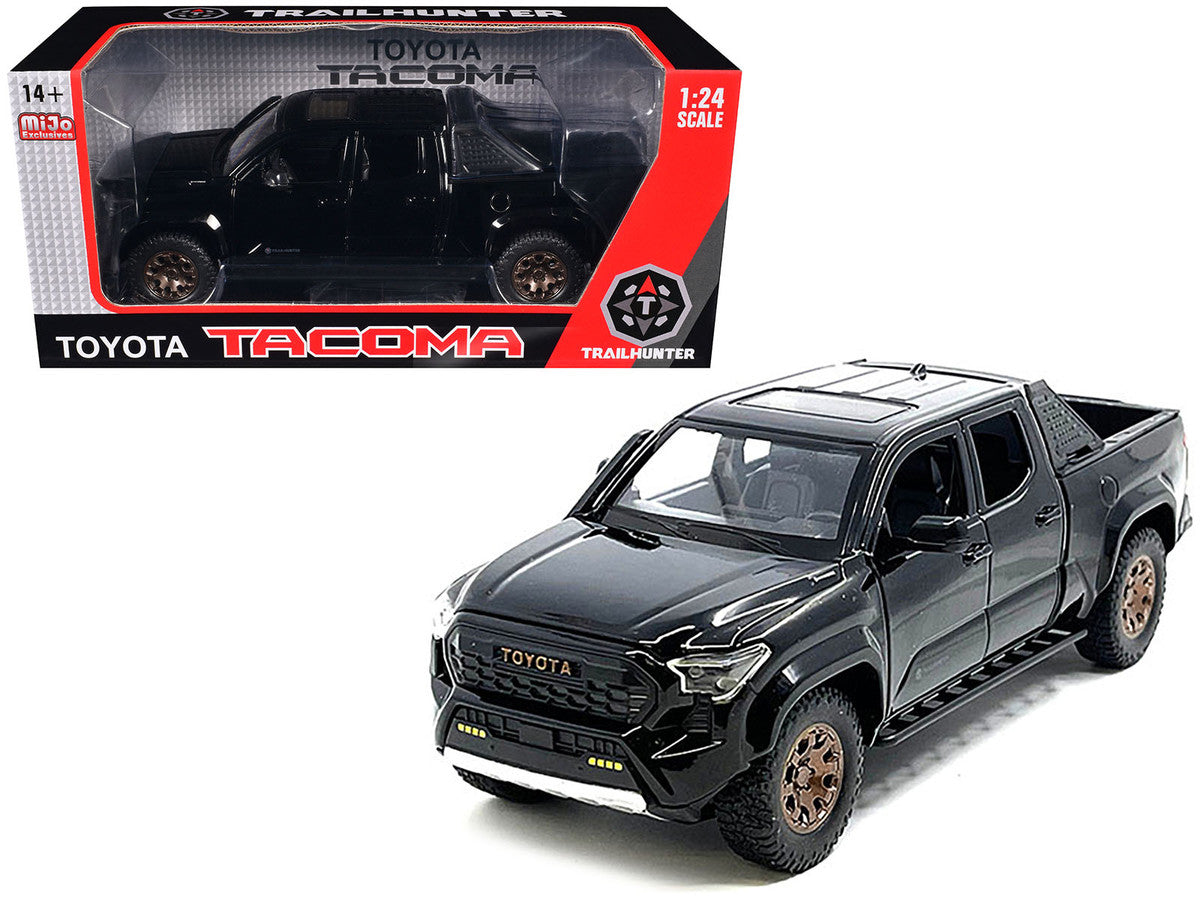 2024 Toyota Tacoma Trailhunter Edition Diecast Model Car 1/24 Black