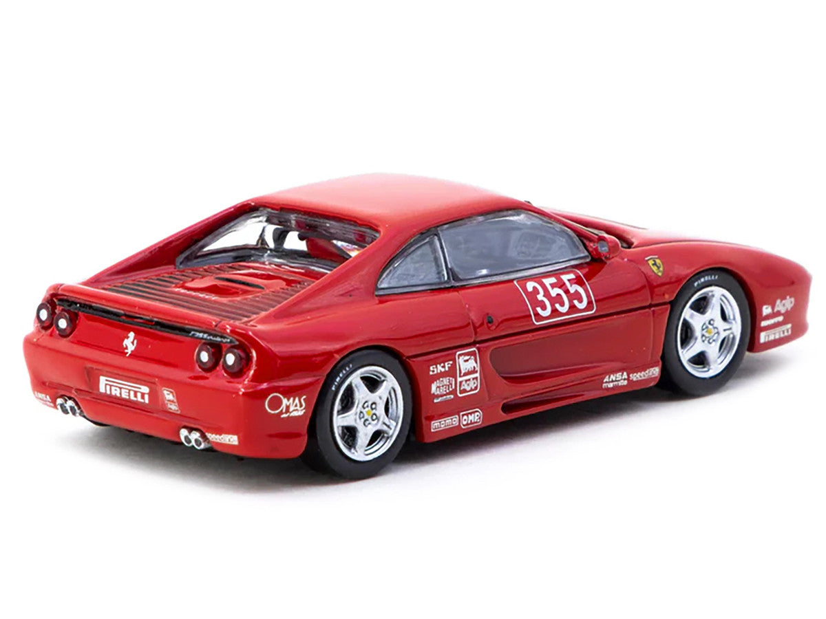 Ferrari F355 Challenge #355 "Presentation" Red "Hobby64" Series 1/64 Diecast Model by Tarmac Works-2