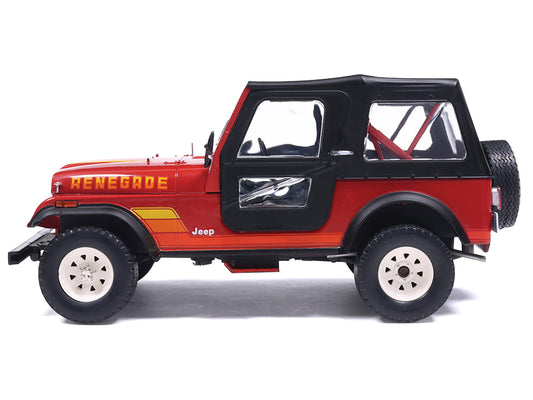 1983 Jeep Renegade Diecast Model Red Stripes Black Top IXO