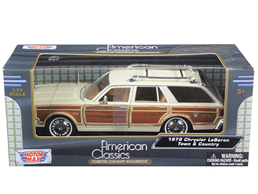 Motormax 1979 Chrysler Lebaron Town And Country Diecast