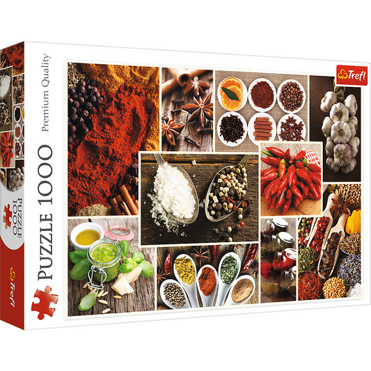 Trefl  1000 Piece Spices Food Jigsaw Puzzle Collage