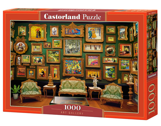Castorland 1000 Piece Jigsaw Puzzle Art Gallery Paintings