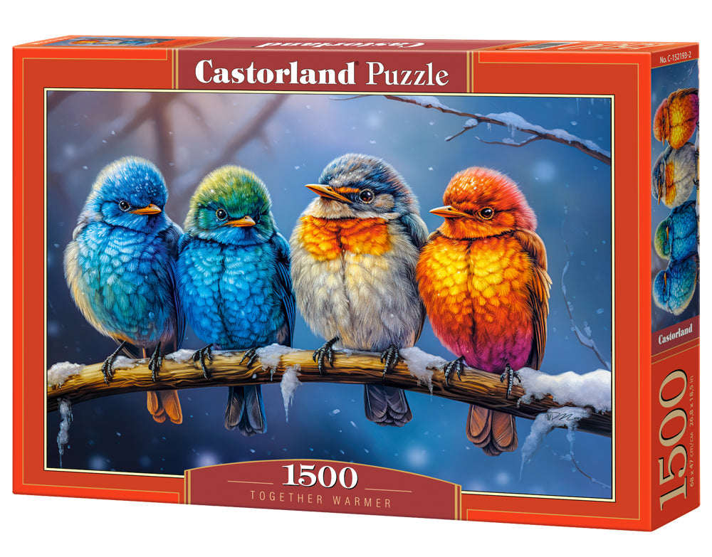 Castorland 1500 Piece Jigsaw Puzzle Colorful Birds Winter