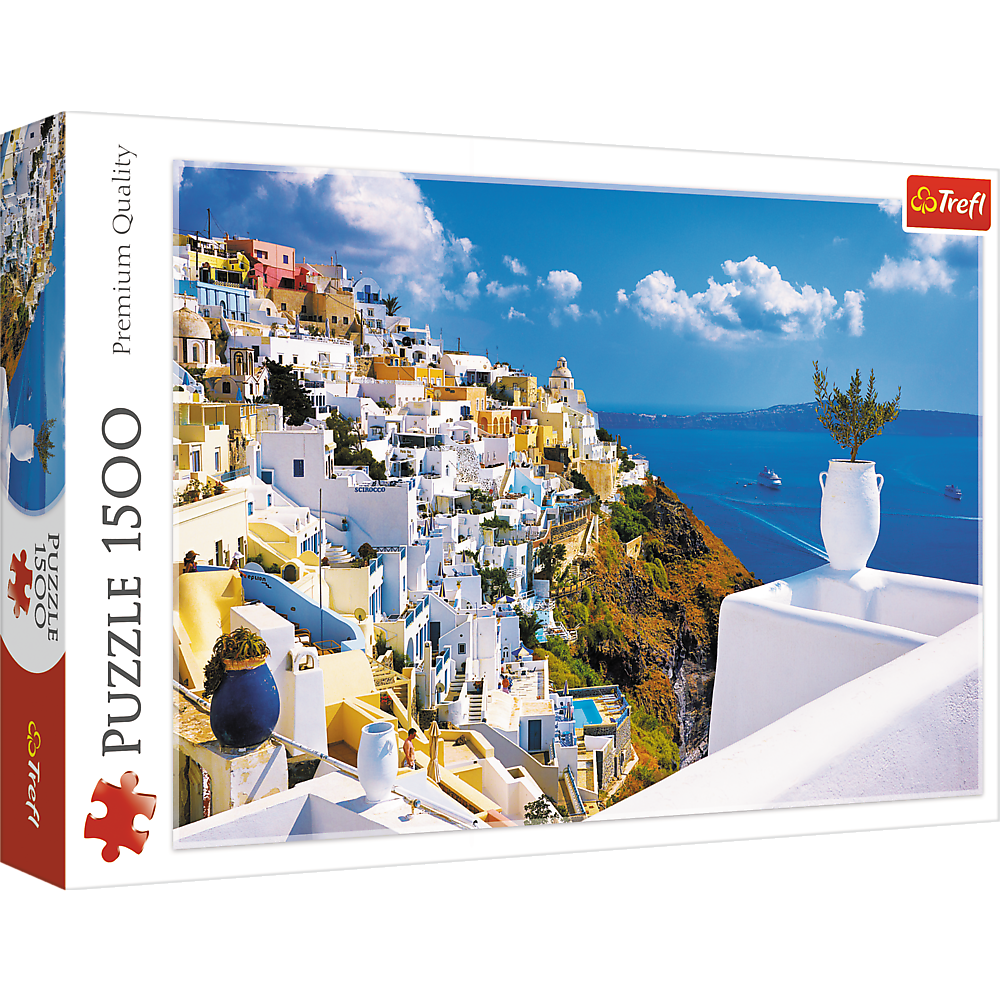 Santorini 1500 Piece Jigsaw Puzzle Island Paradise Trefl