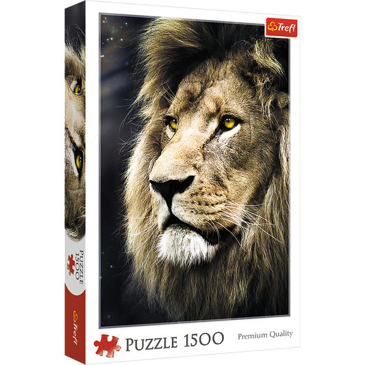 Trefl Lion Portrait 1500 Piece Puzzle For Adults