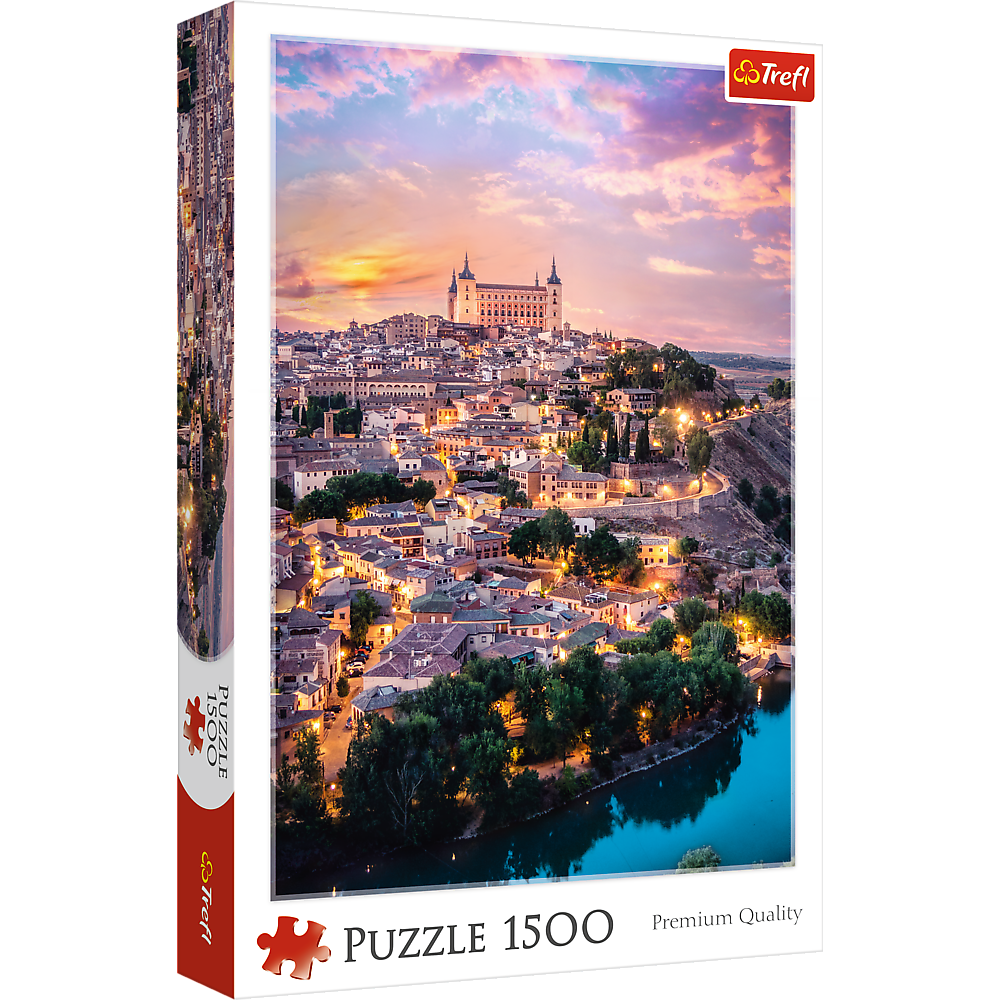 Toledo Spain Sunset 1500 Piece Jigsaw Puzzle
