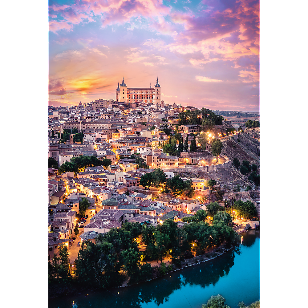 Toledo Spain Sunset 1500 Piece Jigsaw Puzzle