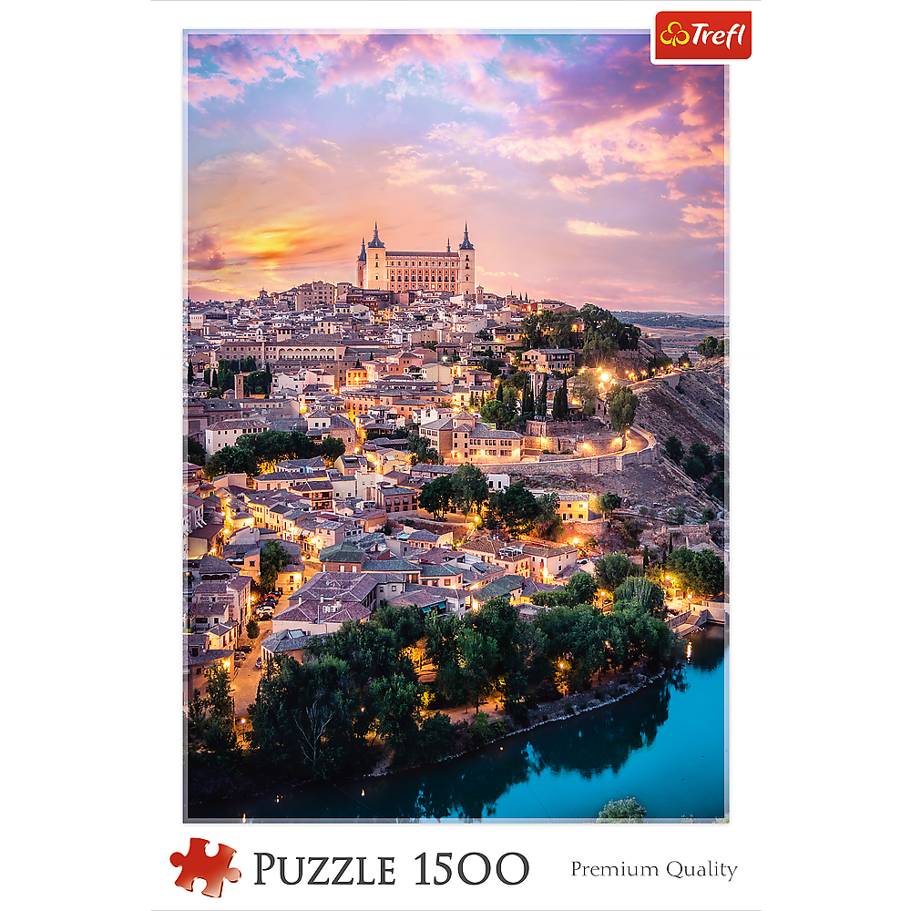 Toledo Spain Sunset 1500 Piece Jigsaw Puzzle