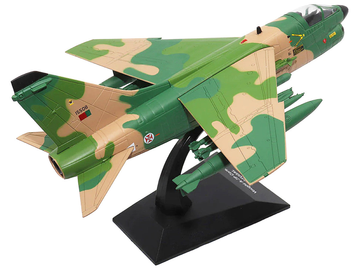 Vought A7P Corsair II Portugal Diecast Attack Aircraft Model 1 72 Scale Militaria Diecast Display Stand