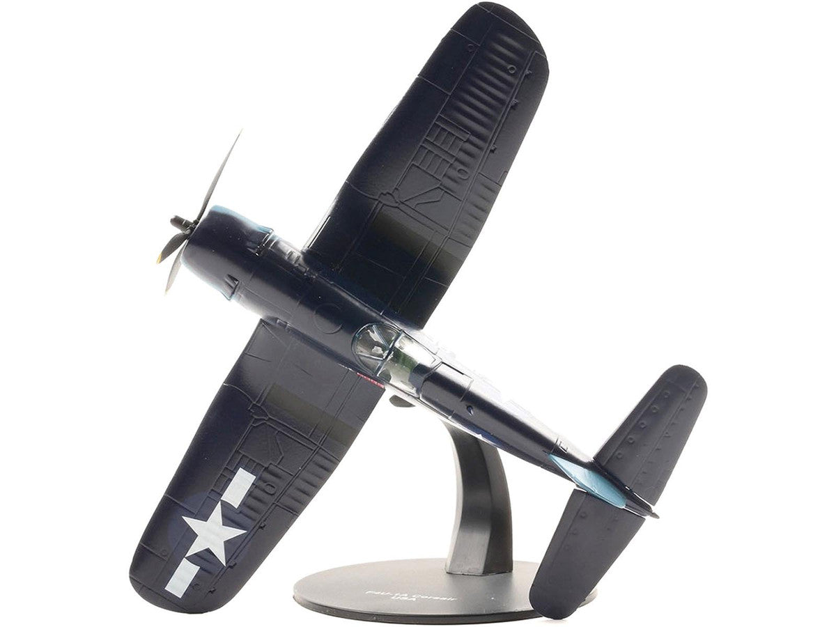 Vought F4U 1A Corsair Diecast Model Maj Gregory Pappy Boyington VMF 214 USMC 1 72 Scale Militaria Die Cast