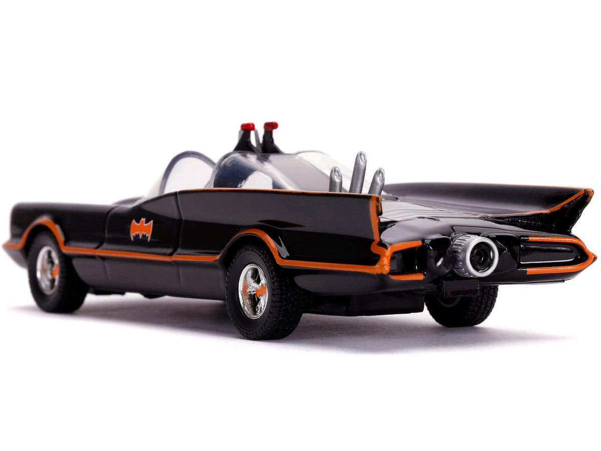 1966 Batmobile with Diecast Batman Figurine "Batman" (1966-1968) Classic TV Series "DC Comics" "Hollywood Rides" Series 1/32 Diecast Model Car by Jada-3