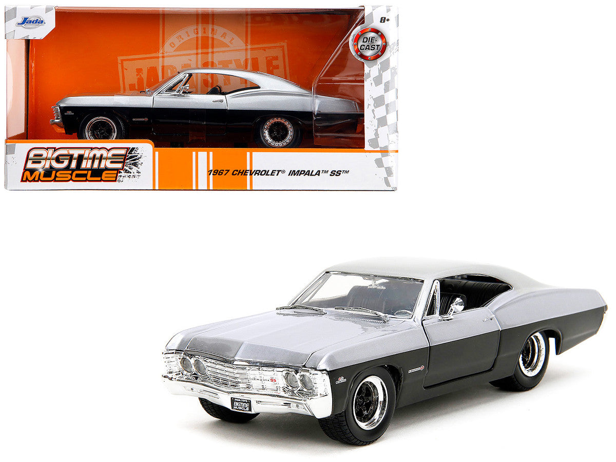1967 Chevrolet Impala SS Bigtime Muscle Diecast Model Car Scale 1 To 24 By Jada