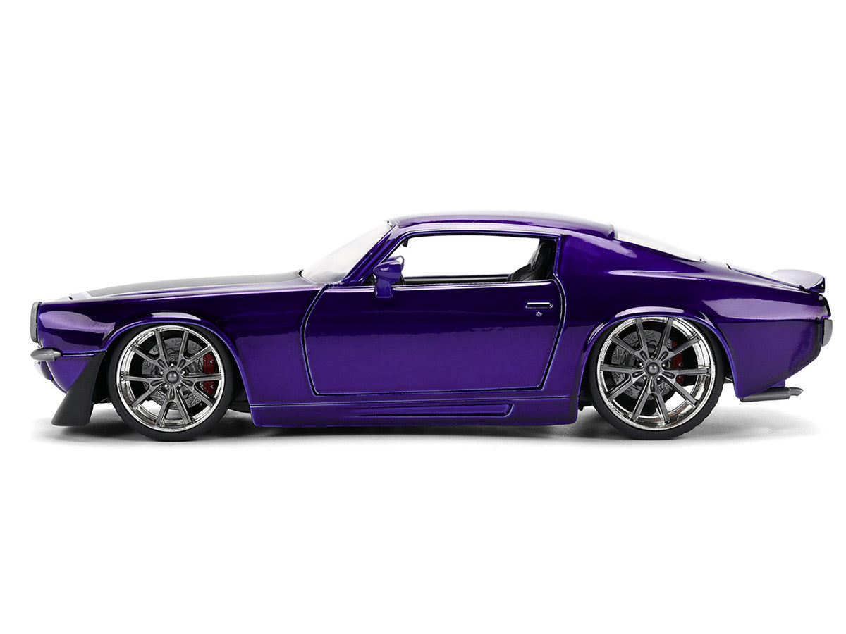 1971 Chevrolet Camaro Z28 Purple Metallic Diecast 1/24 Jada