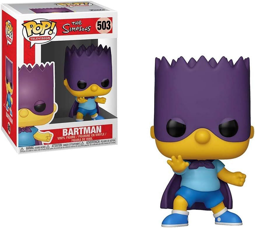 Funko Pop Bartman Simpsons Figure 503 Vinyl Collectible Window Box