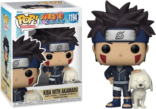 Funko Pop Naruto Kiba With Akamaru Vinyl Figure 1194 Shippuden