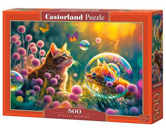 Castorland 500 Piece Jigsaw Puzzle Magical Garden Kittens