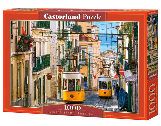 Lisbon Trams 1000 Piece Jigsaw Puzzle Castorland